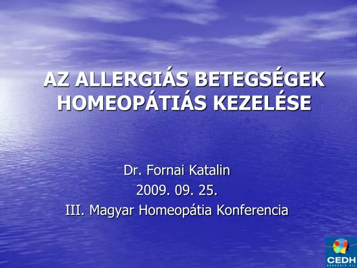 az allergi s betegs gek homeop ti s kezel se