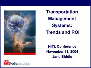 Transportation Management Systems: Trends and ROI