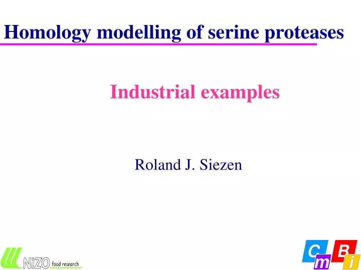 homology modelling of serine proteases