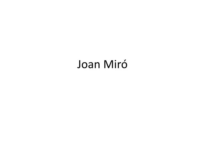 joan mir