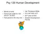 Psy 120 Human Development - slide 1