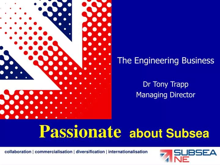 the engineering business dr tony trapp managing director