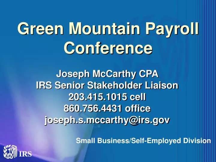 green mountain payroll conference