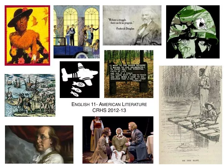 english 11 american literature crhs 2012 13
