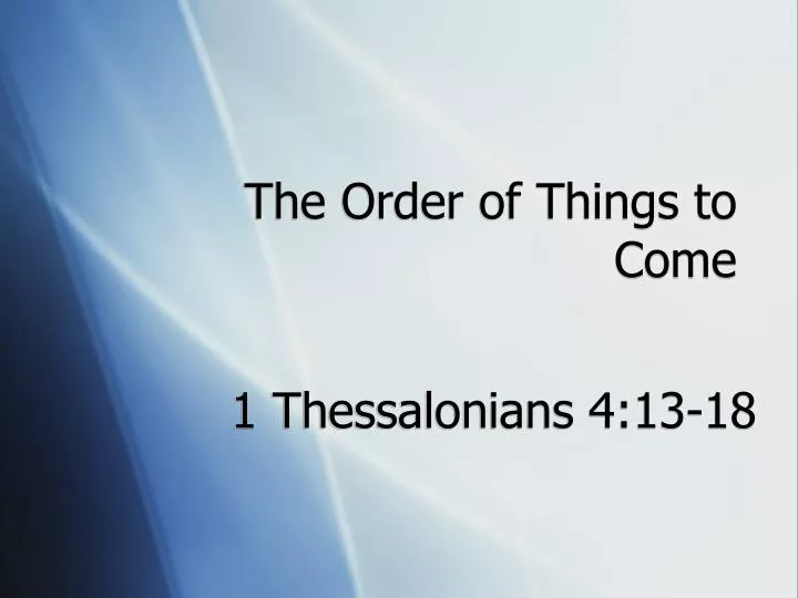 1 thessalonians 4 13 18