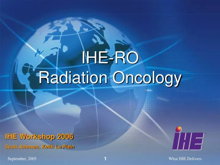 ihe ro radiation oncology