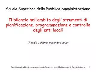 scuola superiore della pubblica amministrazione