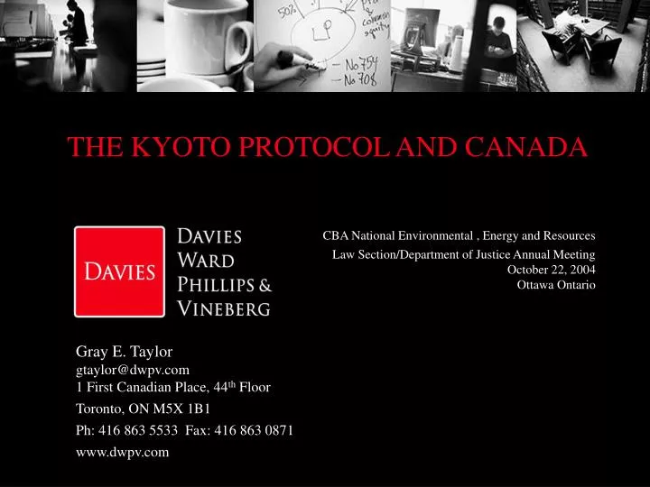 the kyoto protocol and canada