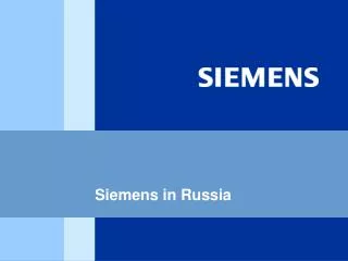 Siemens in Russia