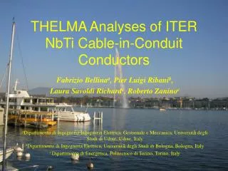 THELMA Analyses of ITER NbTi Cable-in-Conduit Conductors