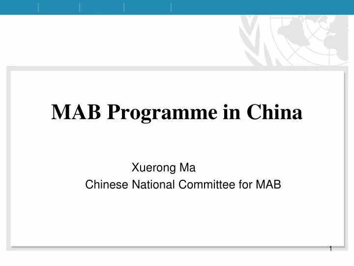 mab programme in china