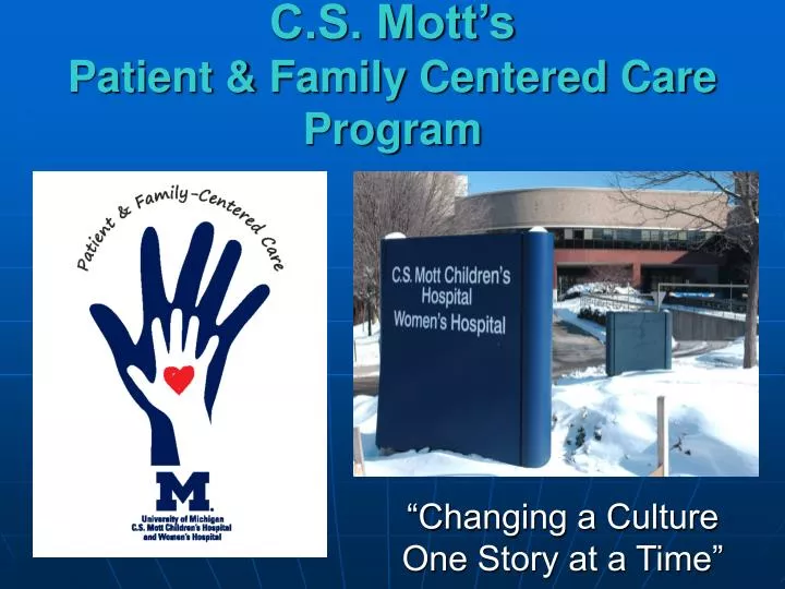 c s mott s patient family centered care program