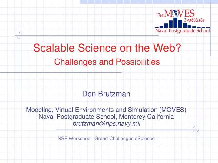 scalable science on the web challenges and possibilities