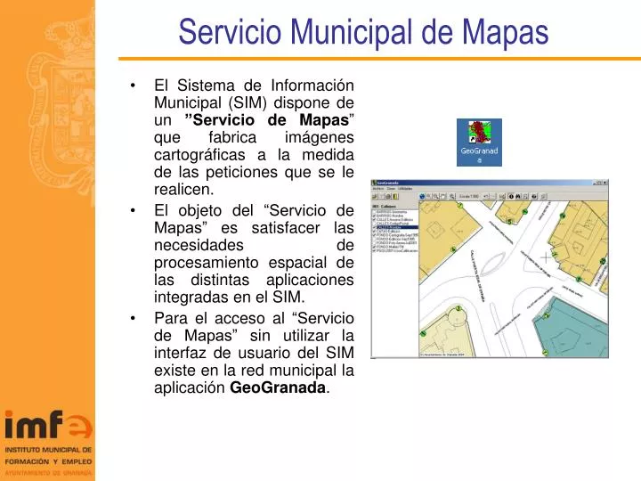 servicio municipal de mapas