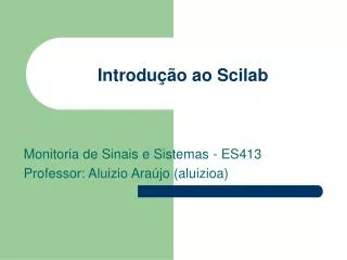 introdu o ao scilab