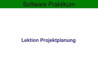 software praktikum