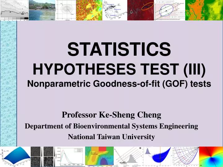 statistics hypotheses test iii nonparametric goodness of fit gof tests