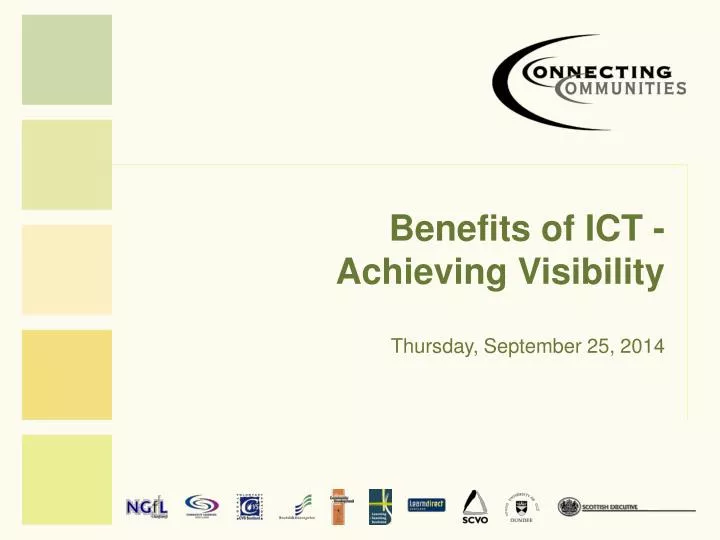 benefits of ict achieving visibility