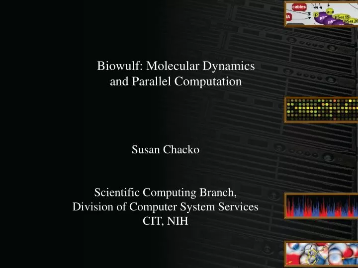 biowulf molecular dynamics and parallel computation