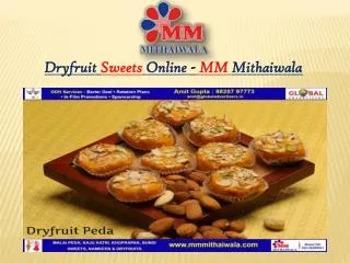 Dryfruit Sweets Online - MM Mithaiwala