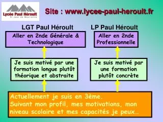 site www lycee paul heroult fr