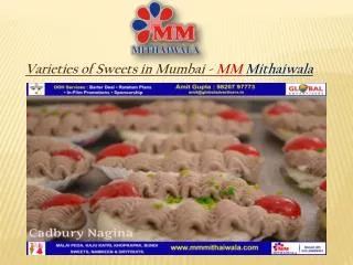 Varieties of Sweets in Mumbai - MM Mithaiwala