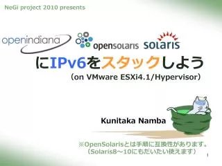 ipv6 on vmware esxi4 1 hypervisor