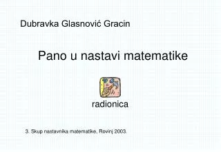 pano u nastavi matematike