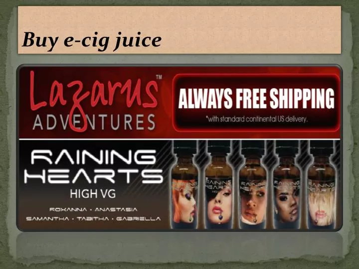 buy e cig juice