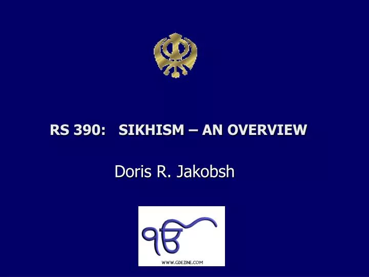 rs 390 sikhism an overview