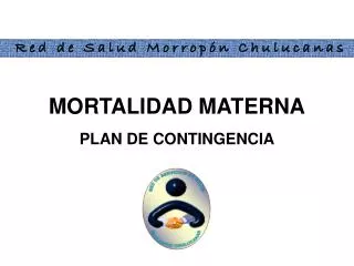 mortalidad materna