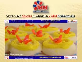 Sugar Free Sweets in Mumbai - MM Mithaiwala