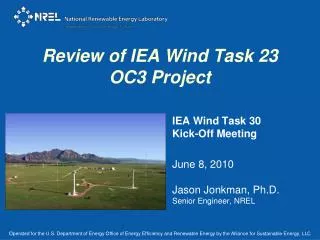 Review of IEA Wind Task 23 OC3 Project