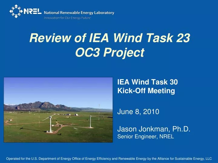 review of iea wind task 23 oc3 project