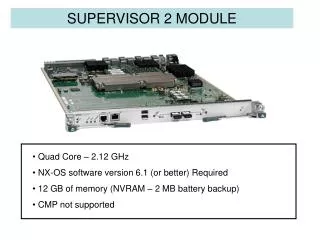 SUPERVISOR 2 MODULE