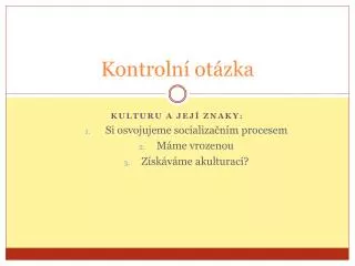kontroln ot zka