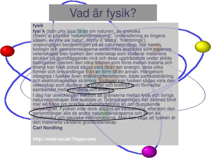 vad r fysik