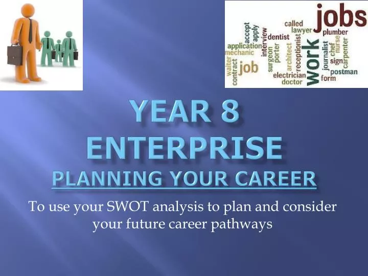 year 8 enterprise planning your career