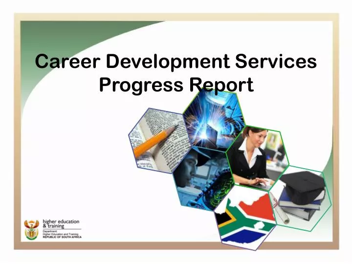 career development services progress report