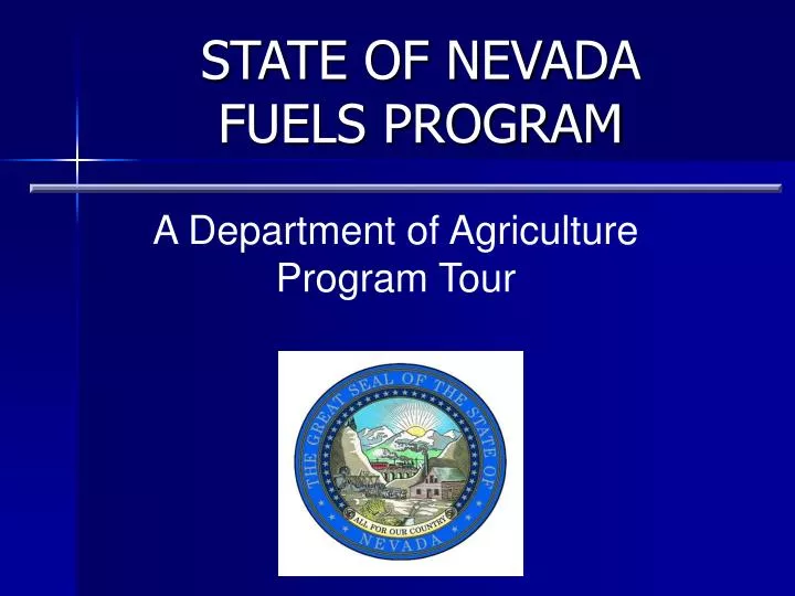 state of nevada fuels program