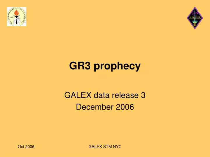 gr3 prophecy