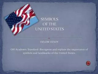 SYMBOLS OF THE UNITED STATES