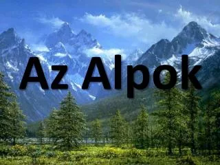 az alpok