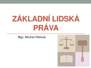 z kladn lidsk pr va