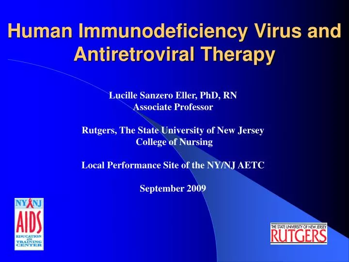 human immunodeficiency virus and antiretroviral therapy