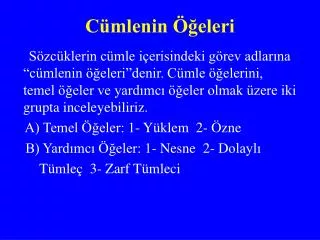 c mlenin eleri