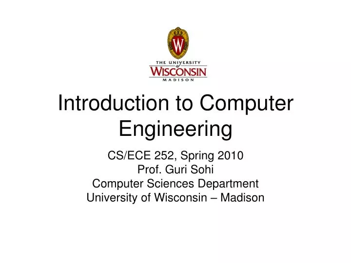 introduction to computer engineering