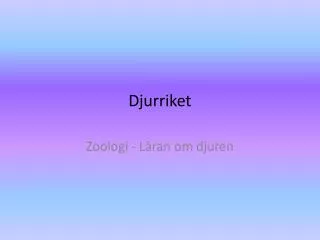 djurriket