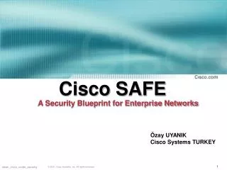 Cisco SAFE