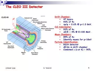 The CLEO III Detector